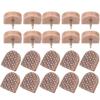 10 Pairs High Heel Tips Replacement Shoes Heel Dowel Shoe Repair Accessories, High Heel Tips Replacement Kit, Heel Cap Cover Shoe Replacement High Heel Caps Protectors Heels Tips view 2