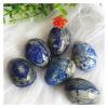 UYAAZVHJ Lapis Lazuli Egg Statue, Natural Crystal Carving, Egg Gift, Small Jewelry, Home Decoration view 2