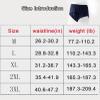 Adult Diaper Cover for Incontinence,Incontinence Protective Briefs Underwear Absorbent Pads Reusable Men Women's Leakproof Cotton Washable Incontinence Panties(Blue 2 Pieces,XXX-Large) view 2