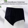 Adult Diaper Cover for Incontinence,Incontinence Protective Briefs Underwear Absorbent Pads Reusable Men Women's Leakproof Cotton Washable Incontinence Panties(Blue 2 Pieces,XXX-Large) view 4