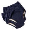 Leakproof Panties for Incontinence,Panties for Incontinence Care Protection Nappies Underwear Care Incontinence Diapers for Adult Cloth Diaper Cover Reusable Briefs(Blue 4 Pieces,Large) view 1