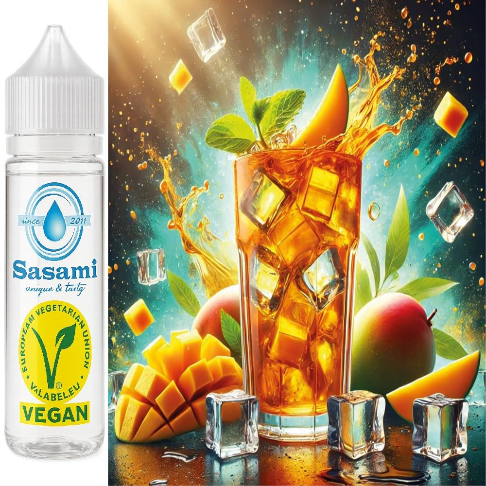 Iced Tea Mango Flavor Concentrate - Vegan - Sasami - 100ml