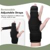 EDNYZAKRN Trigger Finger Splint, 2 Finger Brace for Index, Middle, Ring, Pinky Finger, Treatment for Hand Fractures, Arthritis (S/M, Right) view 4