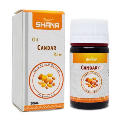 Shana Candar Oil Raw Natural Crude Frankincense Concentrated Cold Pressed Original Pure Perfect Fresh Arab Egyptian Arabic No GMO Kosher Halal (1 Pack = 1.01 oz / 30 ml)