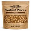 All Natural Walnut Pieces, 15 oz Resealable Bag Raw, Unsalted, Fresh Chopped Walnuts High Omega-3, Keto Friendly, Vegan, Gluten Free Snack & Baking Nuts view 1