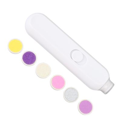 Baby Nail Trimmer Electric, Baby Nail Clippers Gentle Electric Nail File with Night Light, Multifunctional Trim Polish Nail File Baby Grooming Kit for (White)