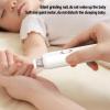 Baby Nail Trimmer Electric, Baby Nail Clippers Gentle Electric Nail File with Night Light, Multifunctional Trim Polish Nail File Baby Grooming Kit for (White) view 3