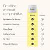 BEAM Creatine Monohydrate Powder 5g Micronized Creatine Monohydrate, Third Party Tested Creatine for Women & Men, Muscle Strength, Growth, Recovery & Cognitive Support, Unflavored, 30 Servings view 3
