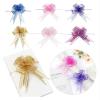 QasDfgHj Bows Decor, BowsChristmas Bows Wrapping Bows Bow Ribbons Pull Bow Ribbon Packing Bow Bowknot s Box DIY Supplies Car Room Decoration for Party Wedding(Gold) view 4