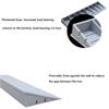 Plastic Threshold Ramps for Doorways, Wheelchair Ramp for Home Steps, 7700 LBS Capacity, for Wheelchair Scooter Stroller(50x18x7cm/20x7x2.8in) view 4