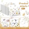 50 Pack Floral Cocktail Napkins Tea Party Wildflower Paper Napkins Butterfly Dinner Hand Napkin Guest Classical Flower Decorative Towels 13 x 13 Inch for Wedding Bridal Birthday Tea Party view 3