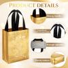 Sweetude 50 Pcs Team Staff Appreciation Thank You Gift Bag Bulk, Golden view 3