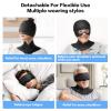 3 in 1 Migraine Relief Cap Neck Ice Pack Wrap Gel and Ice Eye Masks, Detachable Ice Caps with Eyes Masks, Hot and Cold Therapy for Relief of Headaches, Stiff Neck and Eye Fatigue view 3