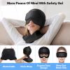 3 in 1 Migraine Relief Cap Neck Ice Pack Wrap Gel and Ice Eye Masks, Detachable Ice Caps with Eyes Masks, Hot and Cold Therapy for Relief of Headaches, Stiff Neck and Eye Fatigue view 4