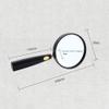 10X Handheld Magnifying Glass 20 Times Old High-Definition High-Power Optical Lens Read Reading 90MM Magnifiers view 2