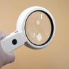 Magnifying Glass 5X 11X USB Rechargeable Desktop Table Lamp Reading Magnifying Glass LED PCB Welding Mobile Phone Repair Hand-held Magnifier view 2
