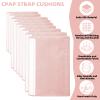 8 PCS Satin CPAP Mask Strap Covers, Comfortable CPAP Strap Covers, Silky CPAP Mask Cushions to Fit Airfit f20 Headgear, Anti Wrinkle CPAP Hair Protector for Reducing Red Marks (Pink) view 3