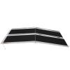 10ft Wheelchair Ramp Non Skid Threshold Ramp Aluminum Foldable Mobility Scooter Ramp Folding Handicap Ramp 120" x 29"(LxW) view 3