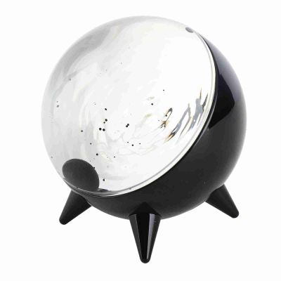 Ferrofluid Sound Visualizer, Speaker Dancing Ferrofluid Music Mate, Audio Response System Picking Up and AUX Modes Interact with Music Rhythm Lamp for Desktop Decoration