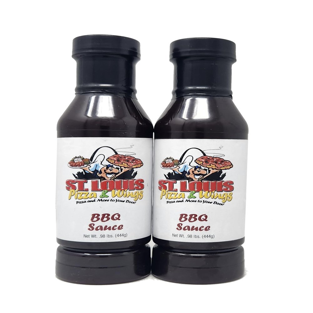 2 packs of St. Louis Pizza and Wings Barbecue Sauce 16oz bottles (Regular BBQ)