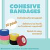 12 Pack 1 Inch x 5 Yards, Self Adherent Bandage Wrap Breathable Cohesive Bandage Rolls, Self Adherent Tape for Sports, Swelling, First Aid, & Sprains view 3
