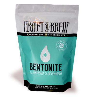 Craft A Brew - Bentonite - Fining Agent & Clarifier - Helps Prevent Cloudiness & Haze - for Better Clarity & Color - 1lb