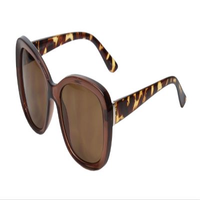 Calabria Sophia Bifocal Sunglasses +2.00 Brown Crystal Tortoise Havana/Amber Womens Bi-Focal Sunnies Readers w/Soft Case