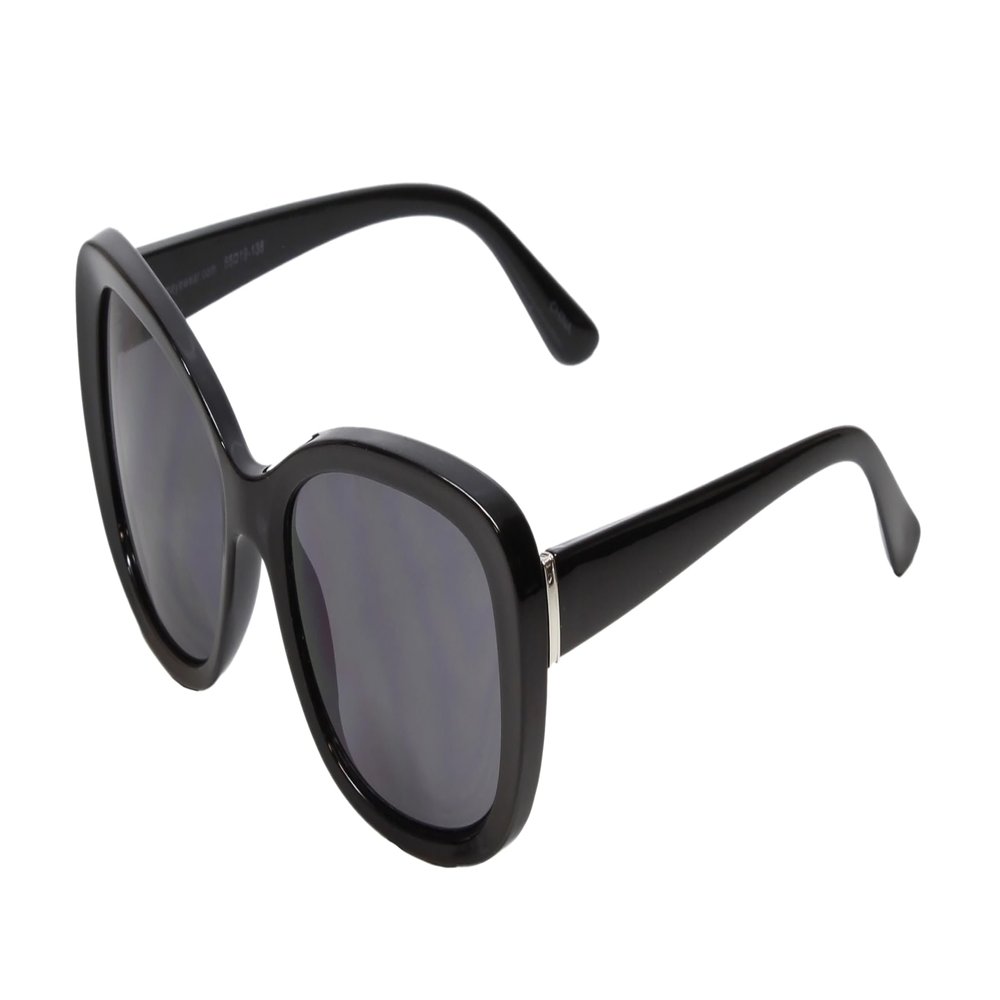 Calabria Sophia Womens Bifocal Reading Sunglasses +2.50 Black/Grey Bi-Focal Sunnies Fashion Sun Glasses Readers w/Soft Case