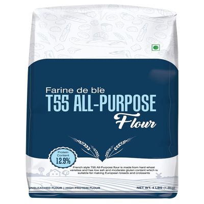 T55 All-Purpose Baking Flour,(1.8kg) 63.49oz