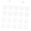 STOBAZA 20pcs Round Disposable Dessert Containers Lids Jelly Mousse Cups Party Wedding Banquet Tasting Events view 1