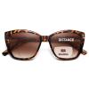 PUBOWT Bifocal Reading Sunglasses for Women Oversized Cat-eye Fashion Sun Reader Spring Hinge Eyewear UV400 Protection PT2001C (+ 3.0 X, Tortoiseshell) view 1
