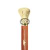 Brass Vintage Walking Cane Wooden Walking Stick Brass Handle Gift for Men & Women (FHUY) (Brown 4) view 2