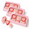 Heart Shaped Marshmallows, Red, Pink and White Artificially Flavored Gift Candy |18 Pieces Valentines Friendship Exchange Marshmallow Hearts. view 1