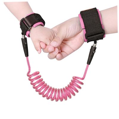 Boy Girl's Anti Lost Wrist Band 2pcs, 2m Lock Rotating Head