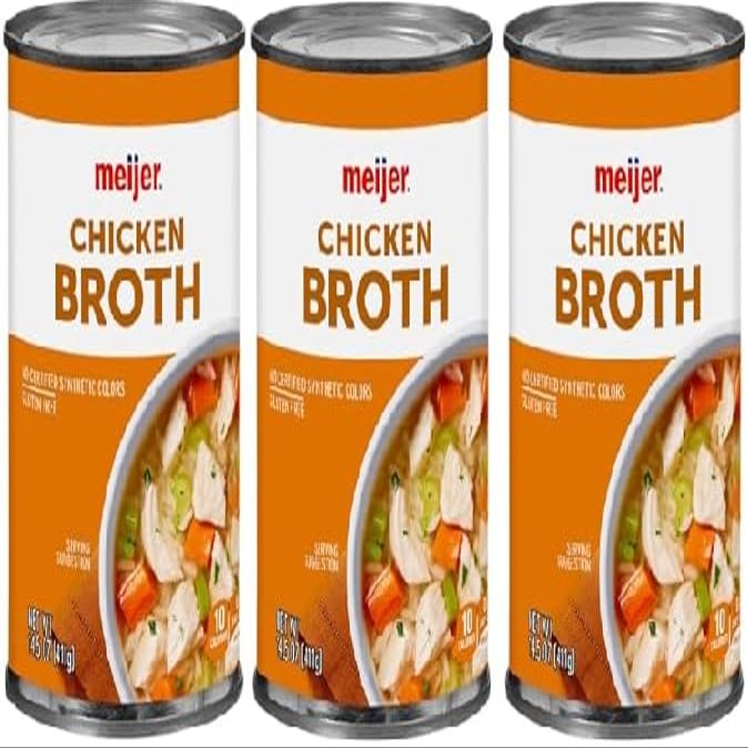 Chicken Broth (Pack Of 3 Cans) 14 oz. Each