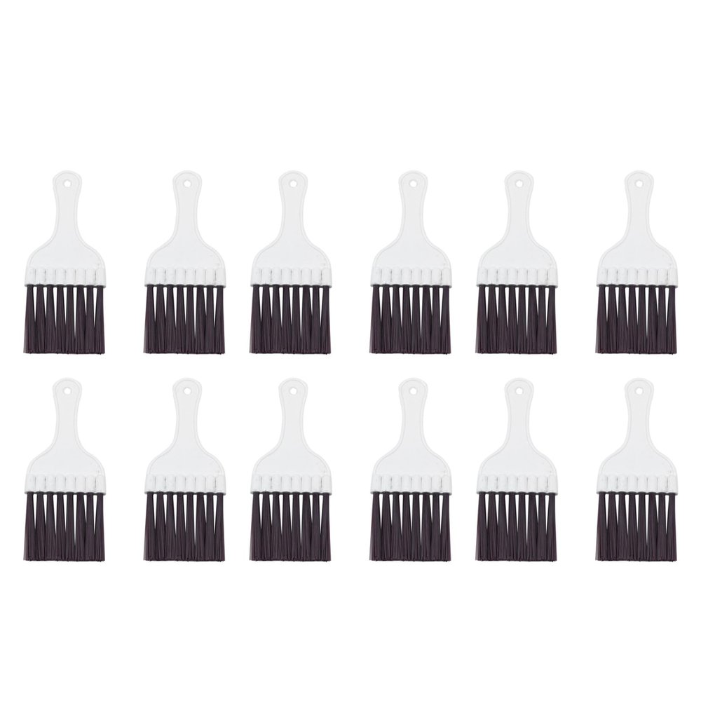 Bloepum 12 Packs Air Conditioner Condenser Fin Cleaning Brush Refrigerator Coil Cleaning Whisk Brush Small Plastic Whisk Brush