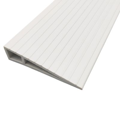 0.6" Rise Threshold Ramps for Doorways, Wheelchair Ramp for Home Steps, Ramp Anti-Slip for Wheelchair, Scooter, Floor, Tile, Cuttable(White)