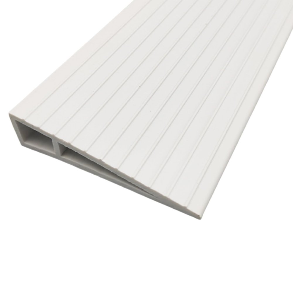 0.6" Rise Threshold Ramps for Doorways, Wheelchair Ramp for Home Steps, Ramp Anti-Slip for Wheelchair, Scooter, Floor, Tile, Cuttable(White)