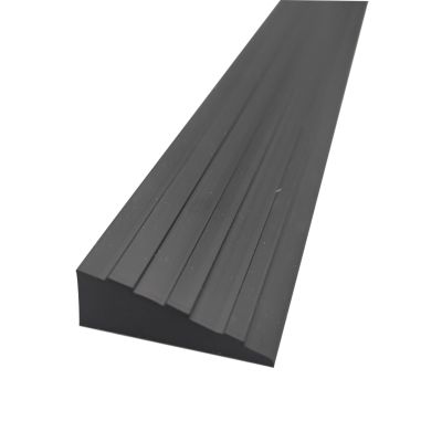 0.4 Inch Rise Threshold Ramp for Doorways, Portable PVC Doorway RampWheelchair Ramp is Cuttable for Doorways, Sweeper, Power Scooters(White)