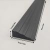 0.4 Inch Rise Threshold Ramp for Doorways, Portable PVC Doorway RampWheelchair Ramp is Cuttable for Doorways, Sweeper, Power Scooters(White) view 2