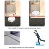 0.4 Inch Rise Threshold Ramp for Doorways, Portable PVC Doorway RampWheelchair Ramp is Cuttable for Doorways, Sweeper, Power Scooters(White) view 3