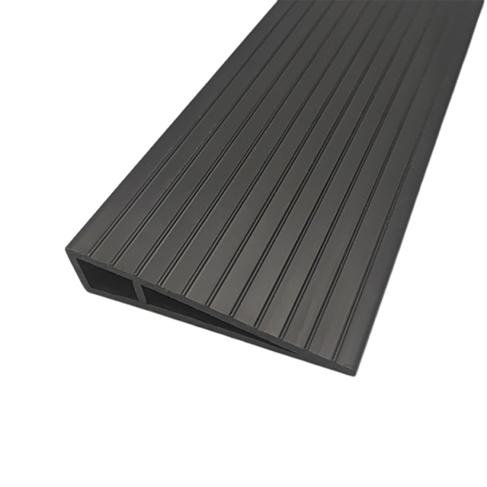 0.6" Rise Threshold Ramps for Doorways, Wheelchair Ramp for Home Steps, Ramp Anti-Slip for Wheelchair, Scooter, Floor, Tile, Cuttable(Black)