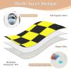 Buffalo Plaid Check Black Yellow Extra Large Resuable Changing Pad Covers Water Resistant Underpads Wetting Cover Portable Diaper Pads for Infant Toddler , 52" L x 34" W bolsas para view 3
