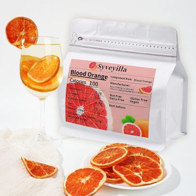 Dried Blood Orange Slices,Dehydrated Blood Orange Slices 8.82oz/250g Perfect for Cocktails,Fruit Tea, Garland, Crafts and Baking Sweet Wheels for Garnish, 100% Natural No Additives No Added