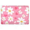 Sweet Daisy Valentine's Day Heart Extra Large Resuable Training Pee Pads for Kids Soft Absorbent Underpads Wetting Cover Machine Washable Bed Liners for Toddler Kids , 52" L x 34" W sbanas view 1
