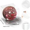 JCXGRVC 50 Pack 3" x3x3 Inch Clear Chocolate Bomb Boxes Small Gift Boxes Cupcake Boxes Candies Box Birthday Wedding Party Favor Box view 2