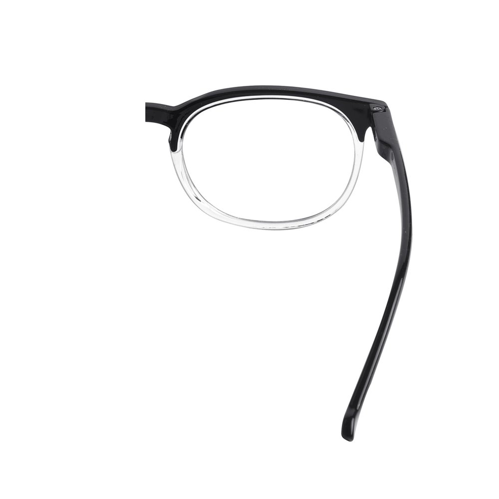 Eyekepper (Must Buy Both Eye) Black/Clear-Right Eye +1.00 Reading Glasses Different Strength Each Eye Retro Readers