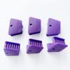 10Pcs Dental Tongue Piercing Silicone Mouth Props Bite Blocks Medium Child 10Pcs/Pack Purple Color Autoclaved view 2