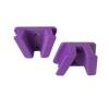 10Pcs Dental Tongue Piercing Silicone Mouth Props Bite Blocks Medium Child 10Pcs/Pack Purple Color Autoclaved view 3