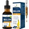 Selvaherb Mullein (Verbascum thapsus) Drops for Respiratory Health, Combat Free Radicals & Immune Support Herbal Extract Supplement. 2oz view 1